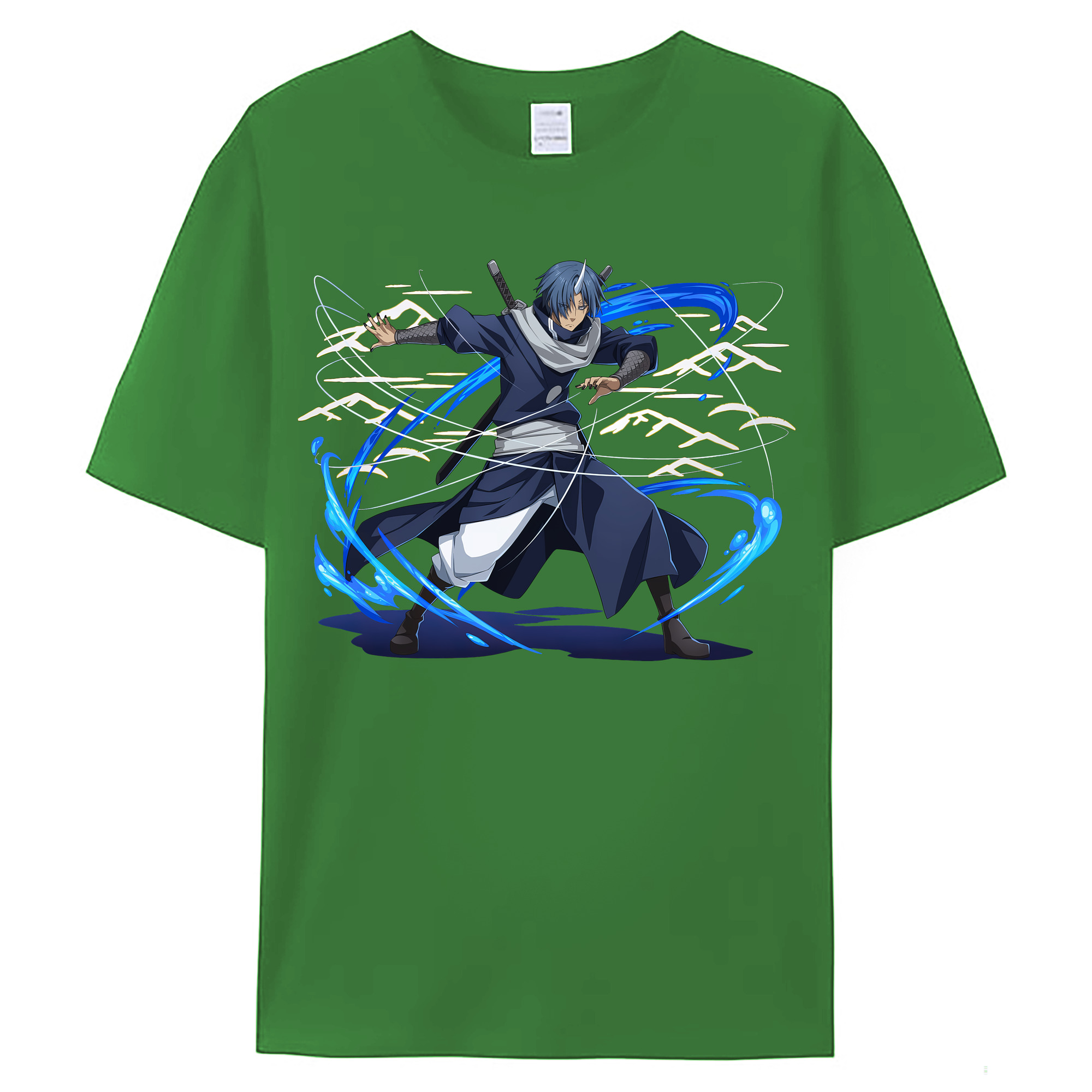 （画像用） 転スラ Regarding Reincarnated to Slime レディースカジュアルプリントTシャツ（綿100％）